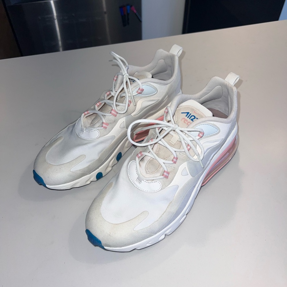 Nike White and Pink Sneakers